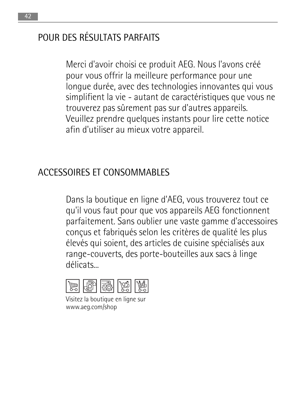 AEG SKS68848F0 User Manual | Page 42 / 84