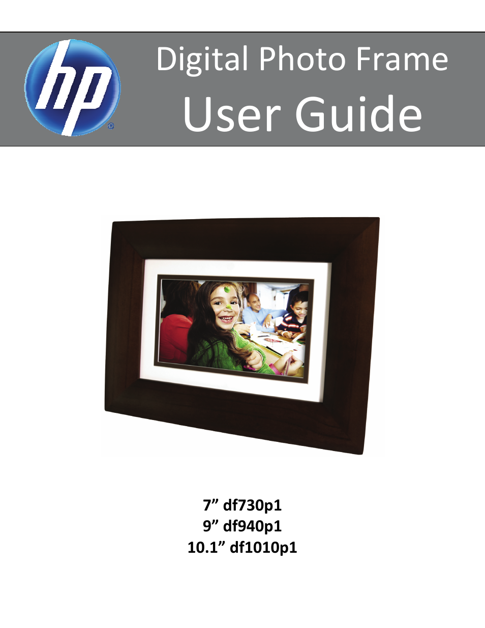 HP df1010p1 Rahmen für Digitalbilder User Manual | 20 pages
