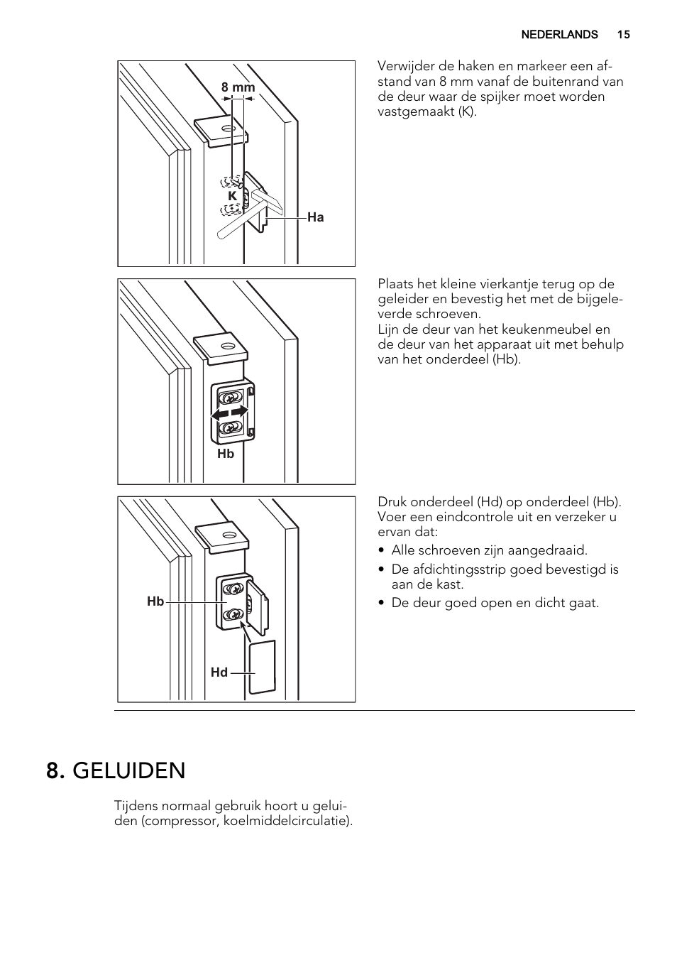 Geluiden | AEG SKS41200S0 User Manual | Page 15 / 68