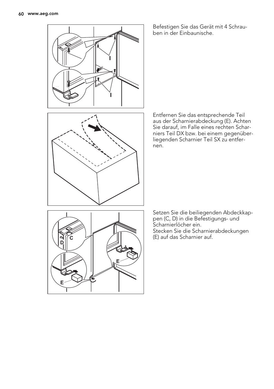 AEG SKS41200S0 User Manual | Page 60 / 68