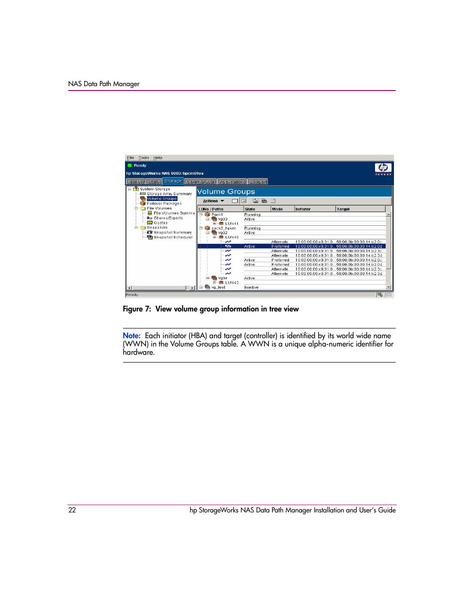 HP StorageWorks NAS Data Path Manager Software User Manual | Page 22 / 42