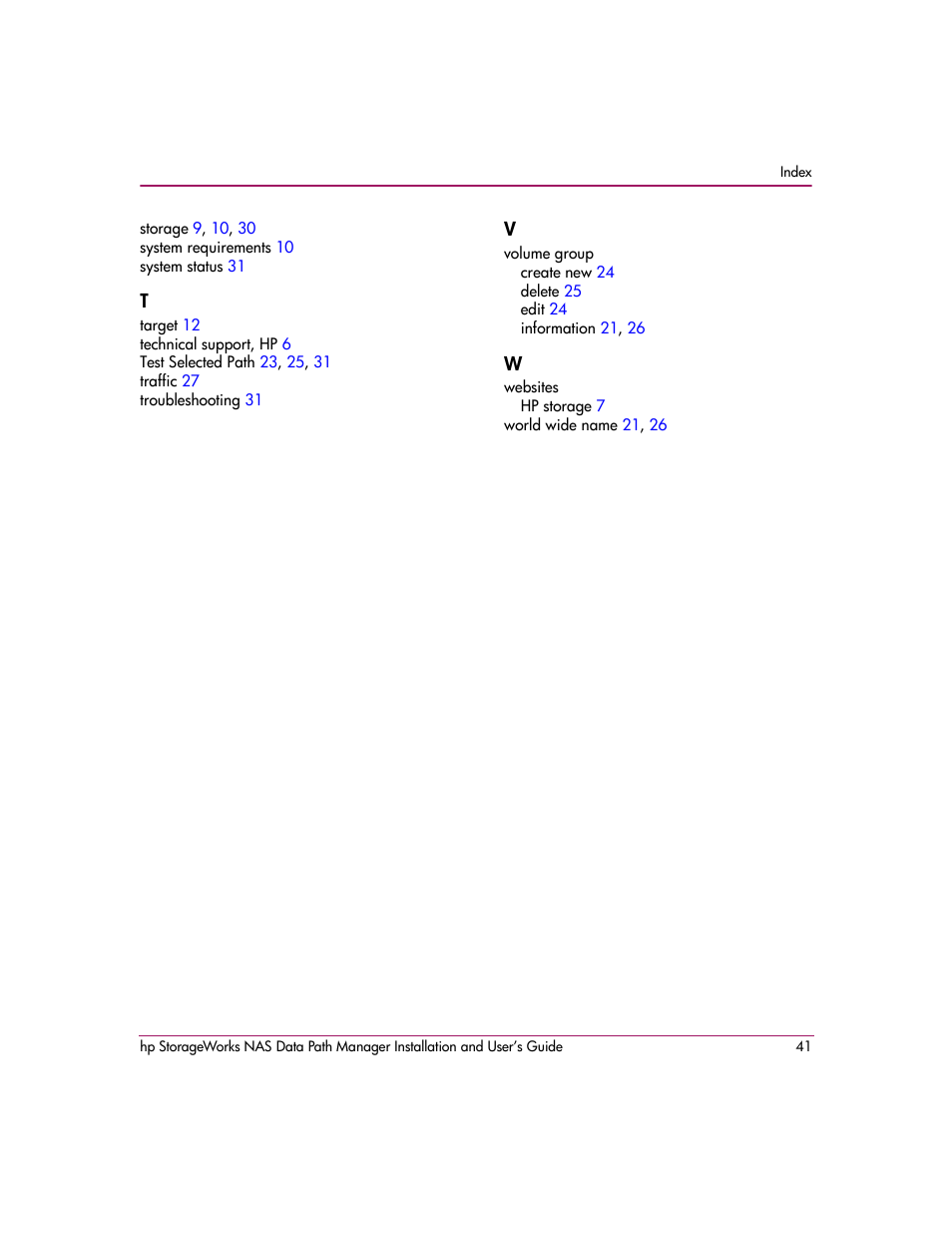 HP StorageWorks NAS Data Path Manager Software User Manual | Page 41 / 42