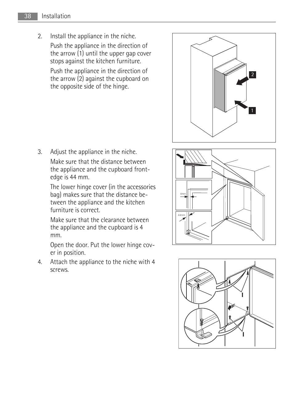 AEG SKS51040S0 User Manual | Page 38 / 92