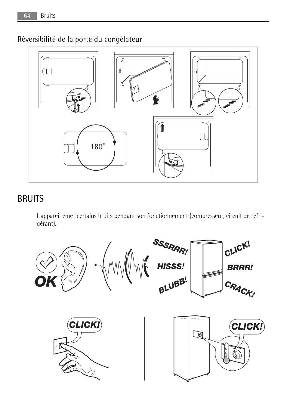 Bruits | AEG SKS51040S0 User Manual | Page 64 / 92