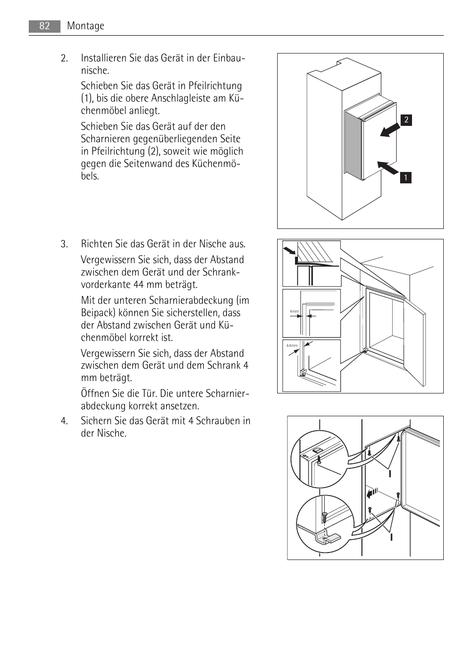 AEG SKS51040S0 User Manual | Page 82 / 92