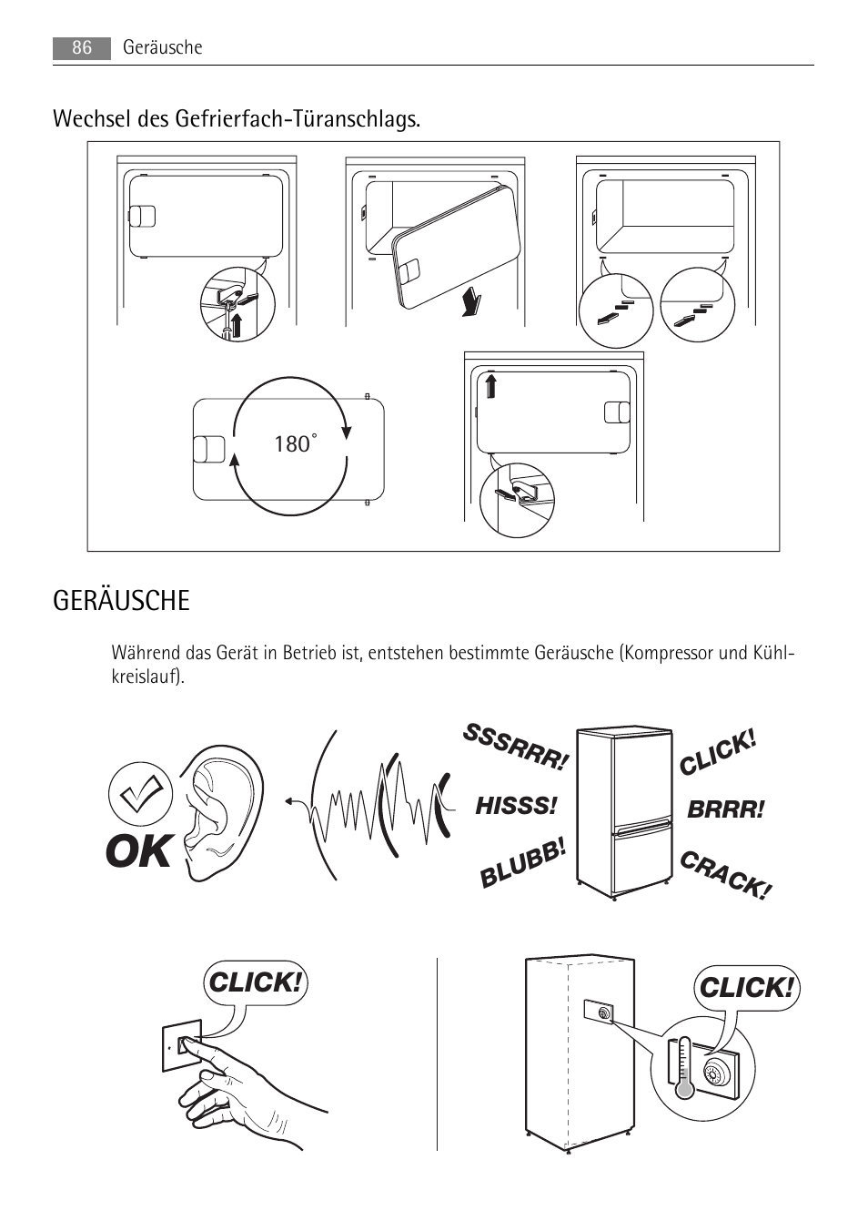 Geräusche | AEG SKS51040S0 User Manual | Page 86 / 92