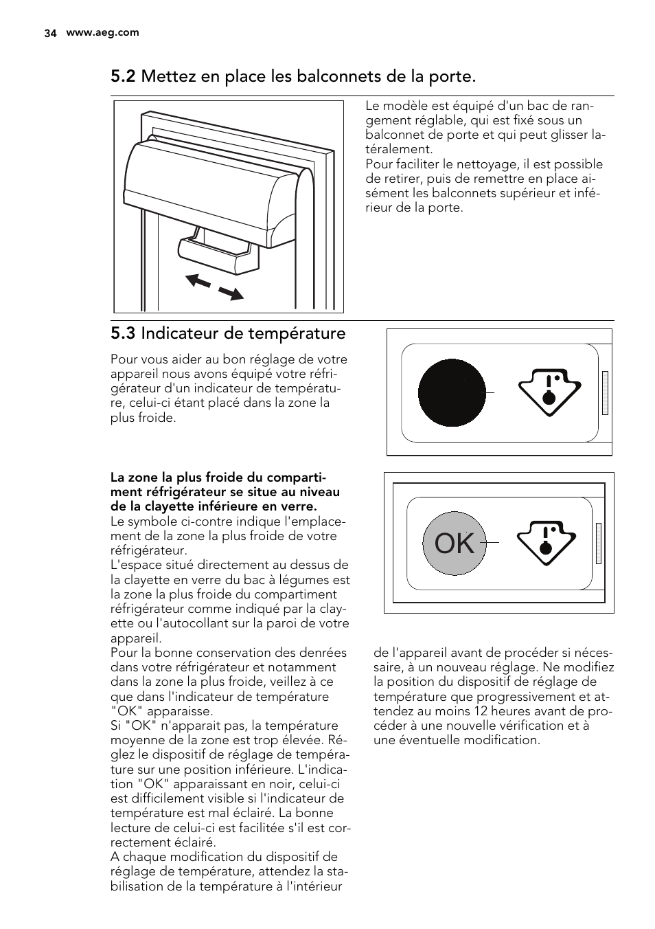 AEG SKS58200F0 User Manual | Page 34 / 60
