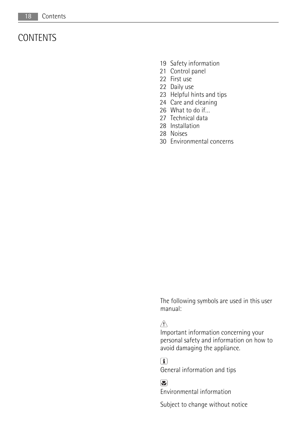 AEG SKS58800F0 User Manual | Page 18 / 64