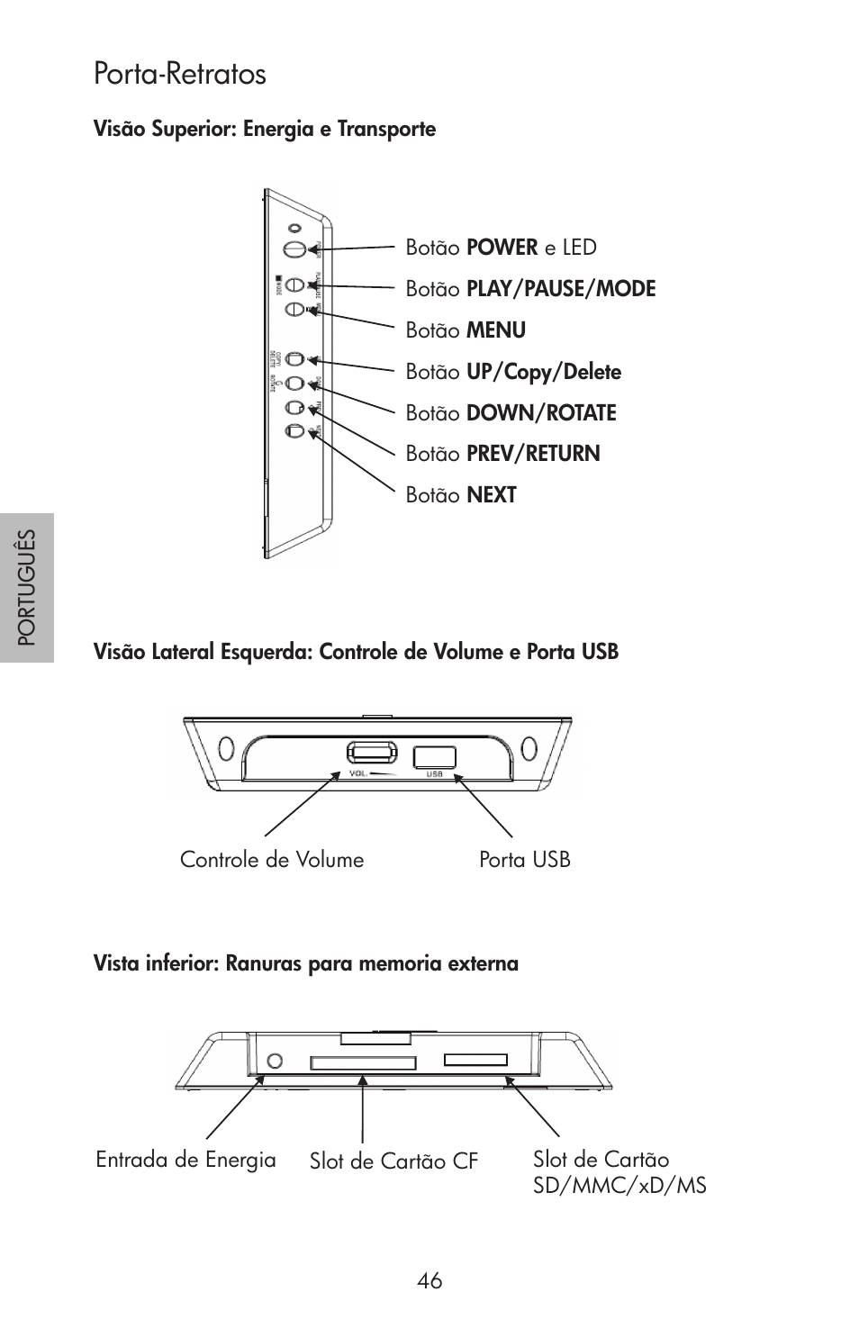 Porta-retratos | HP df750 Rahmen für Digitalbilder User Manual | Page 48 / 116