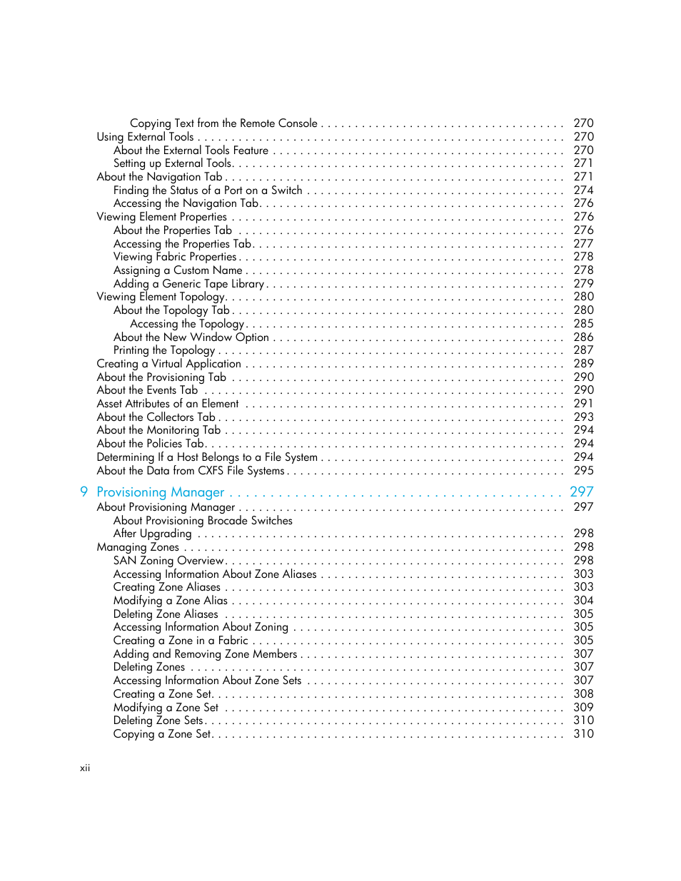 HP Storage Essentials NAS Manager Software User Manual | Page 12 / 702