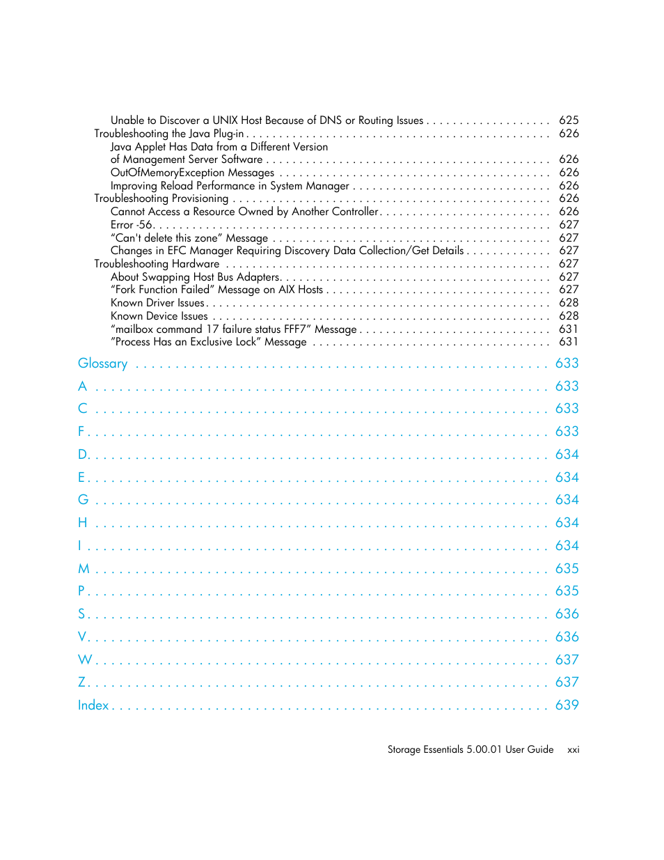 HP Storage Essentials NAS Manager Software User Manual | Page 21 / 702