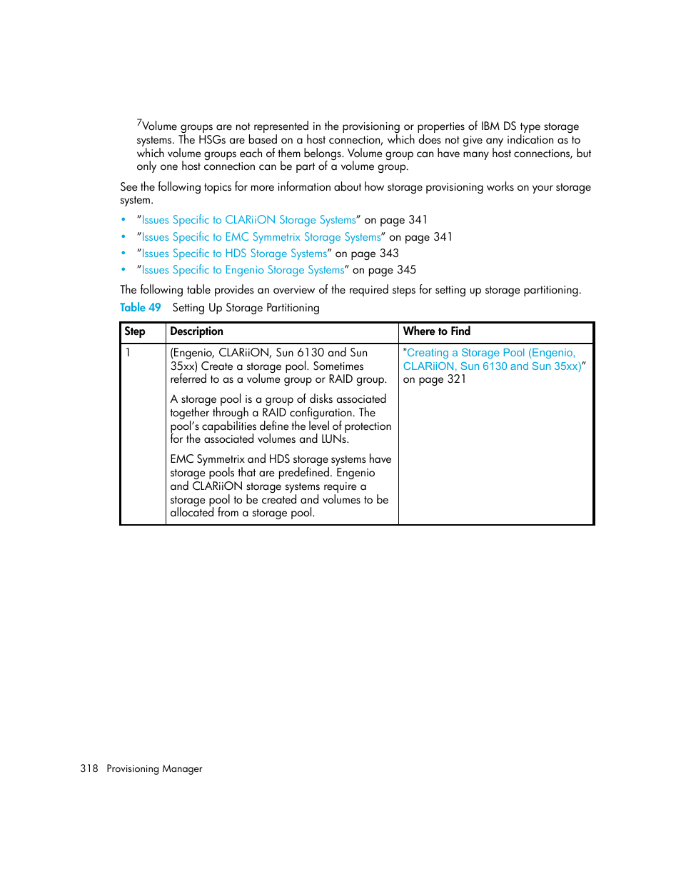 49 setting up storage partitioning | HP Storage Essentials NAS Manager Software User Manual | Page 348 / 702