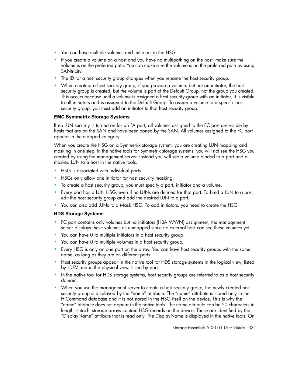HP Storage Essentials NAS Manager Software User Manual | Page 361 / 702