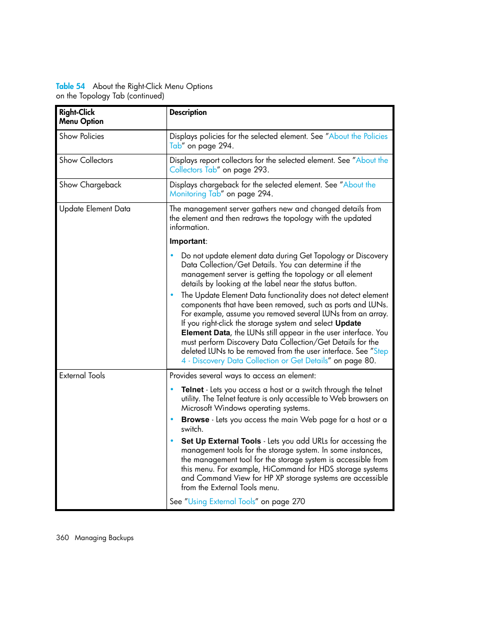 HP Storage Essentials NAS Manager Software User Manual | Page 390 / 702