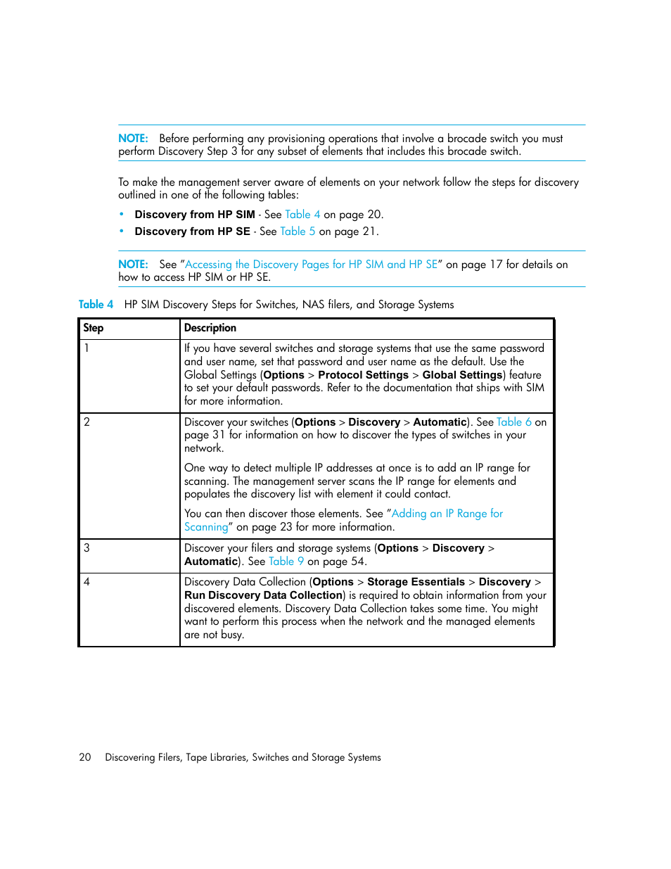 HP Storage Essentials NAS Manager Software User Manual | Page 50 / 702