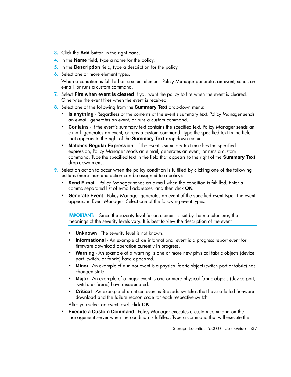 HP Storage Essentials NAS Manager Software User Manual | Page 567 / 702