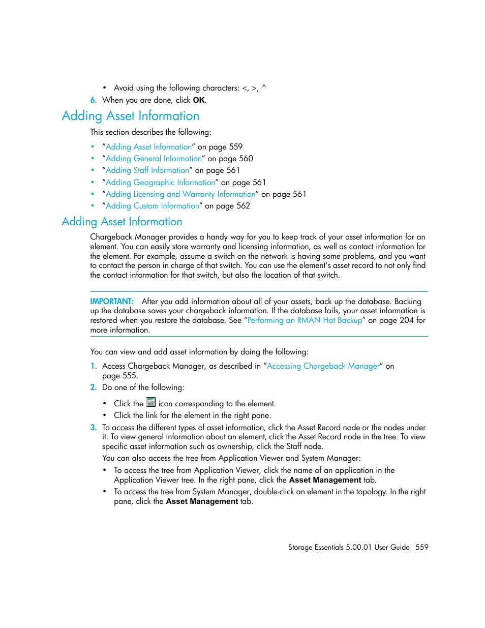 Adding asset information | HP Storage Essentials NAS Manager Software User Manual | Page 589 / 702