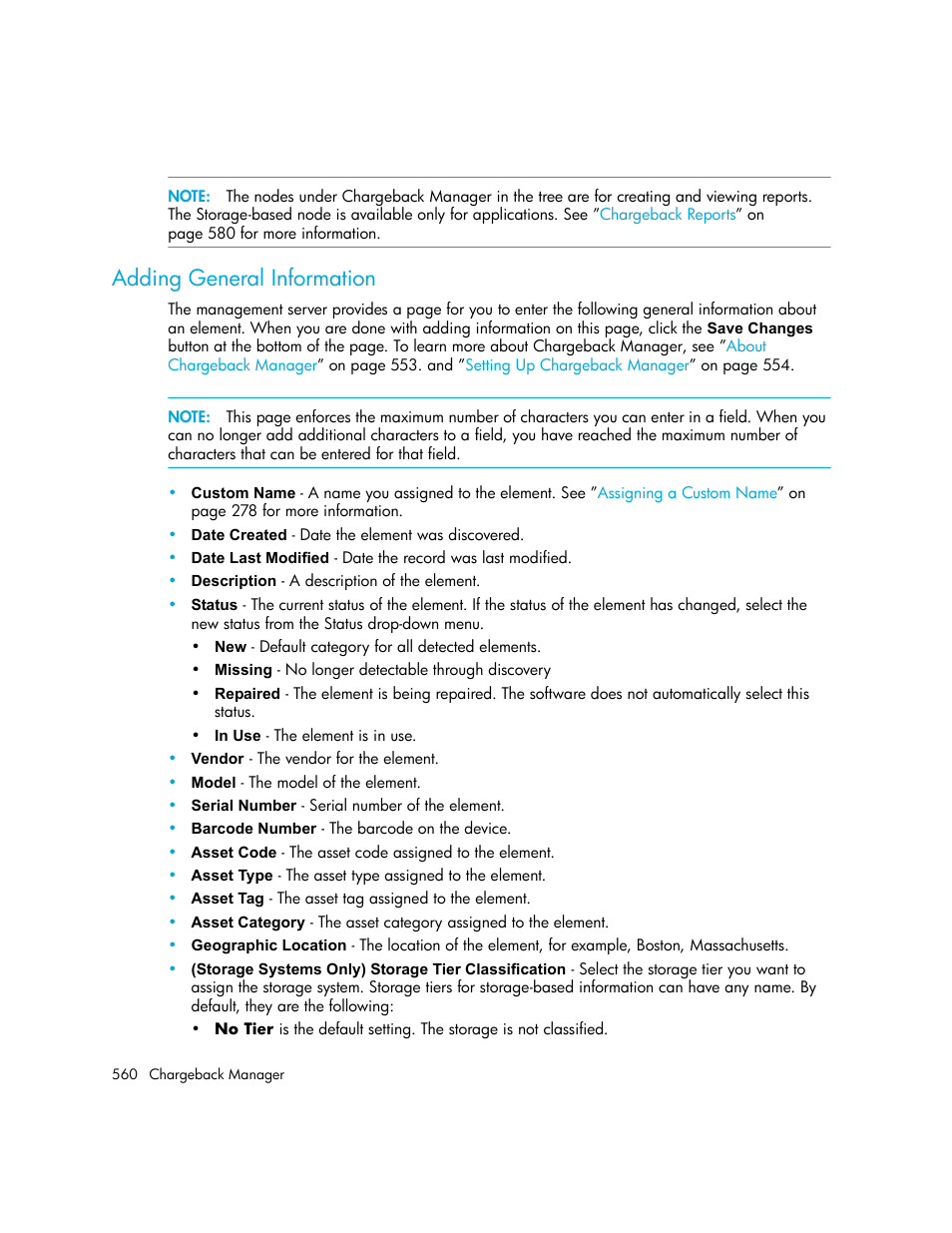 Adding general information | HP Storage Essentials NAS Manager Software User Manual | Page 590 / 702
