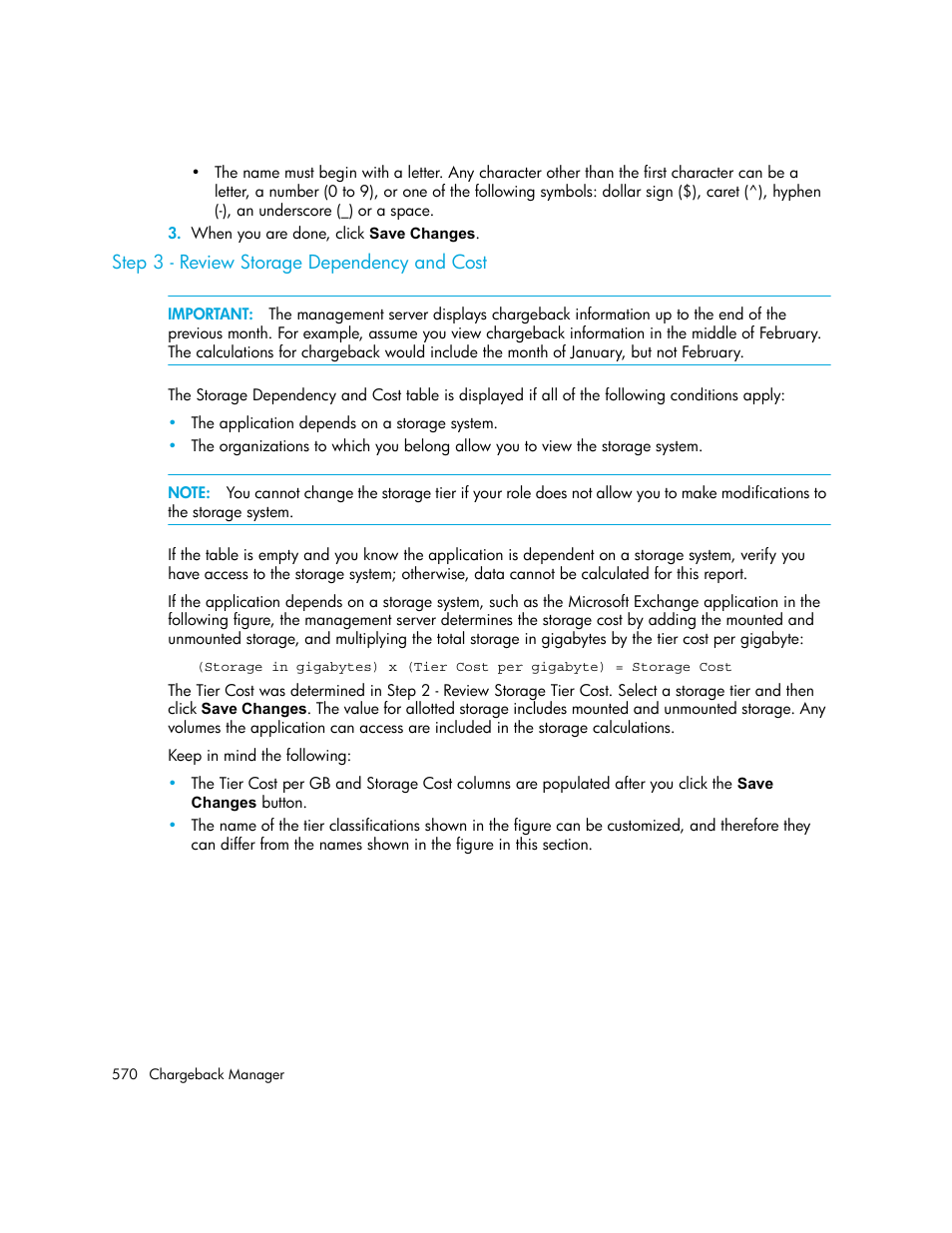 Step 3 - review storage dependency and cost | HP Storage Essentials NAS Manager Software User Manual | Page 600 / 702