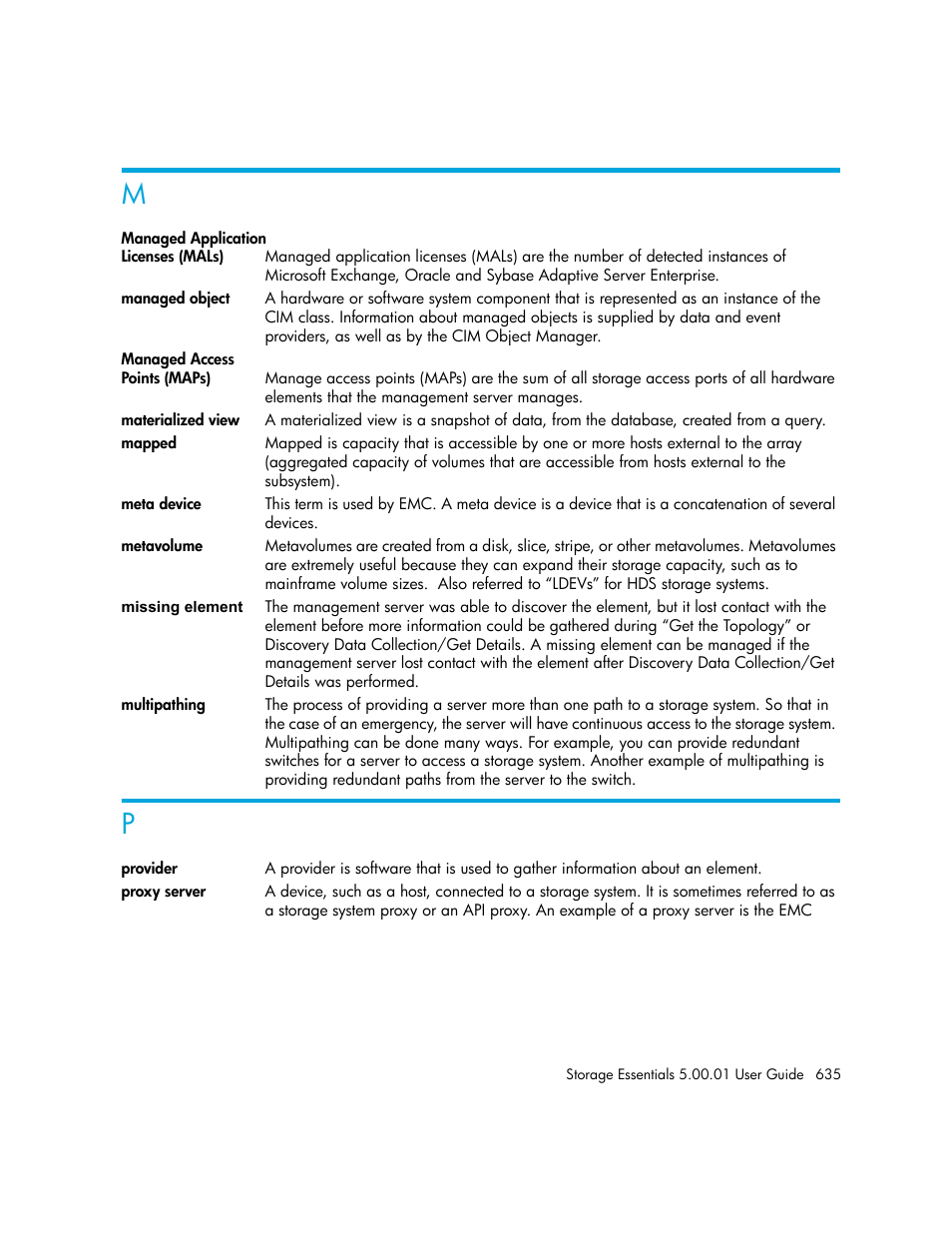 HP Storage Essentials NAS Manager Software User Manual | Page 665 / 702