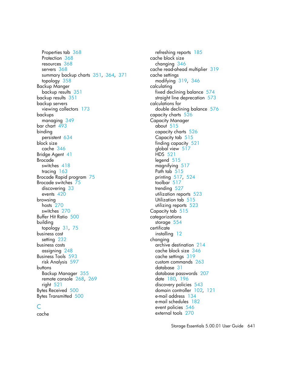 HP Storage Essentials NAS Manager Software User Manual | Page 671 / 702