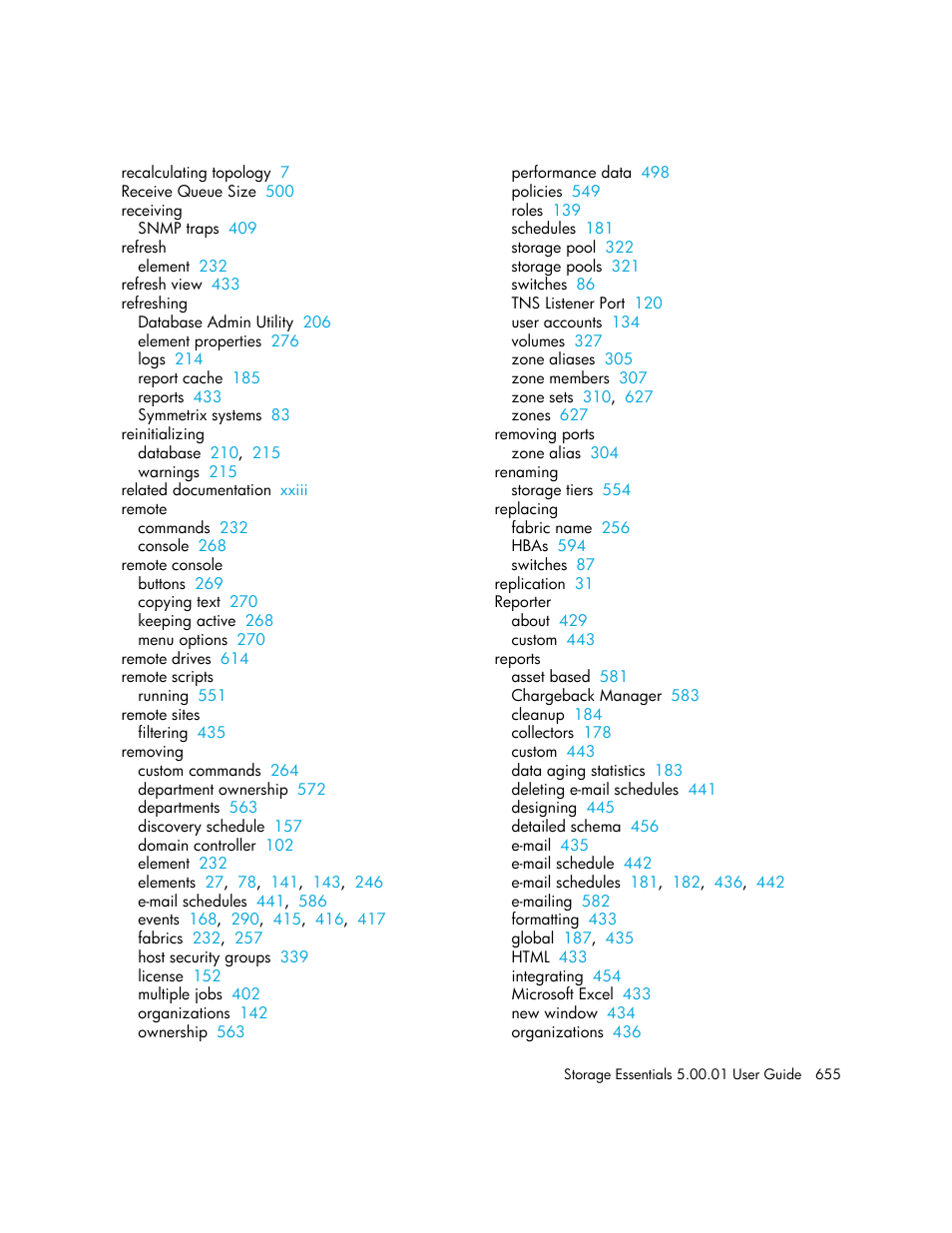 HP Storage Essentials NAS Manager Software User Manual | Page 685 / 702