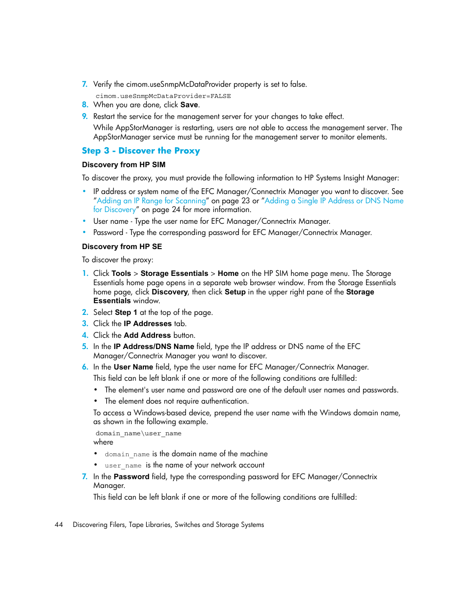 HP Storage Essentials NAS Manager Software User Manual | Page 74 / 702