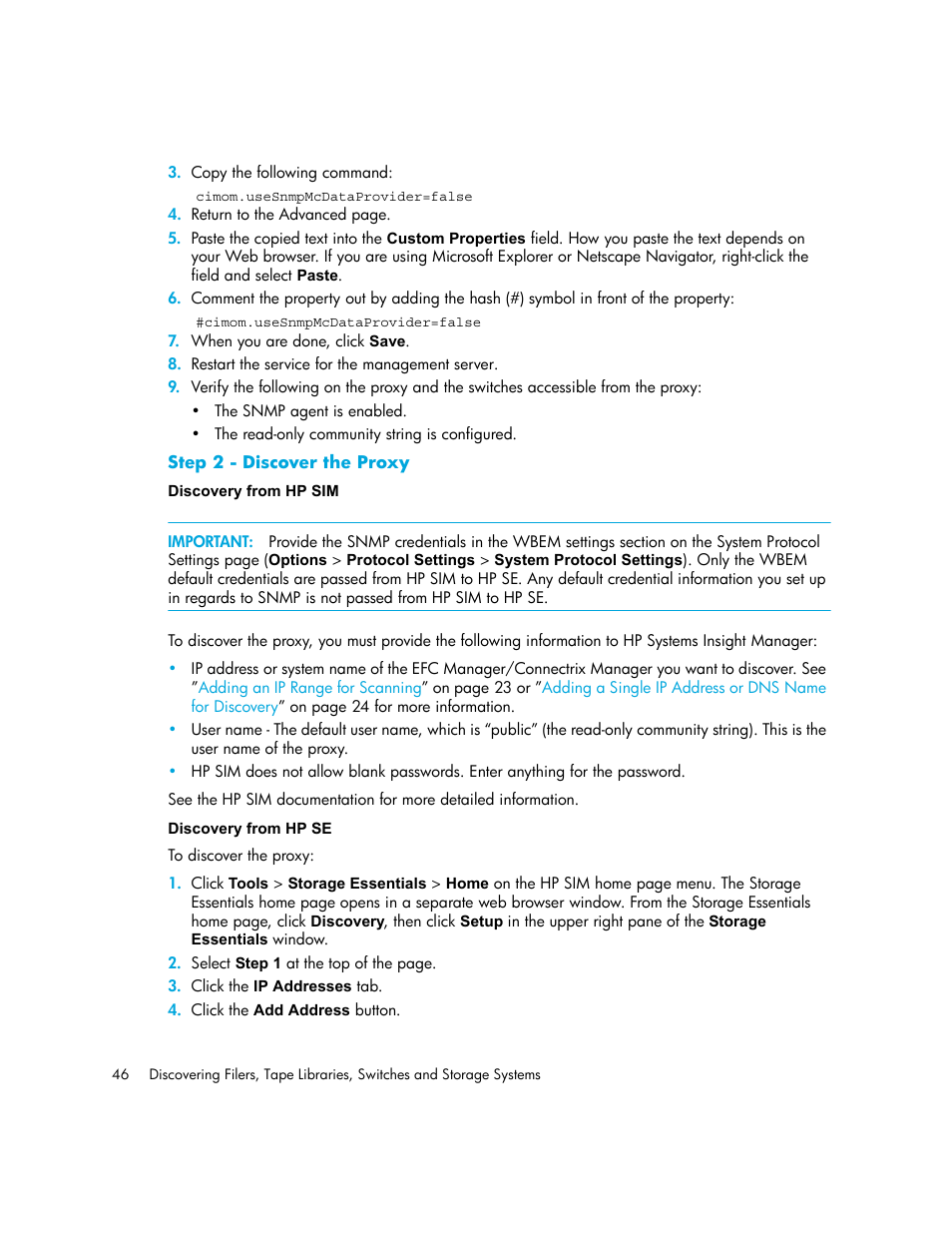 HP Storage Essentials NAS Manager Software User Manual | Page 76 / 702