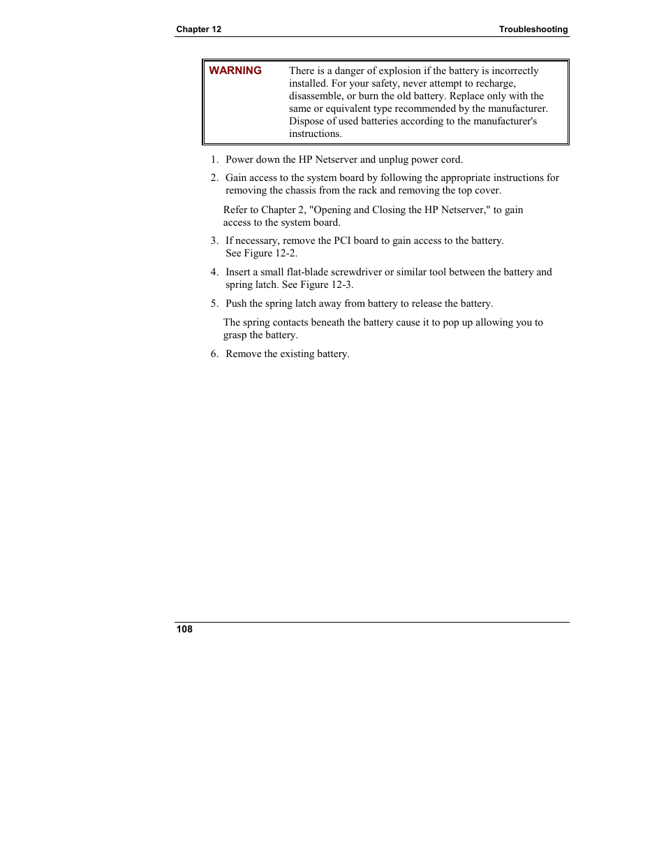 HP Netserver L Server series User Manual | Page 114 / 140