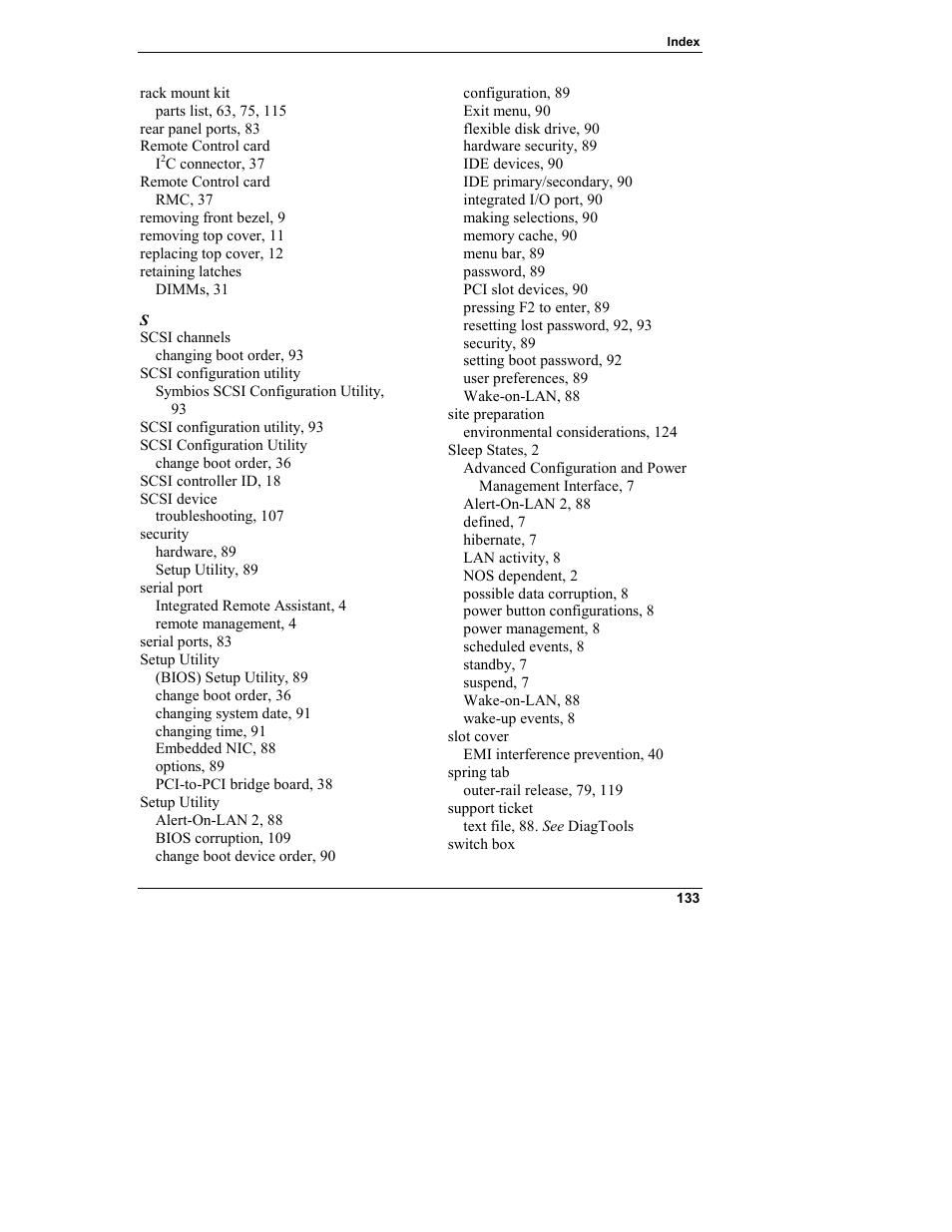 HP Netserver L Server series User Manual | Page 139 / 140