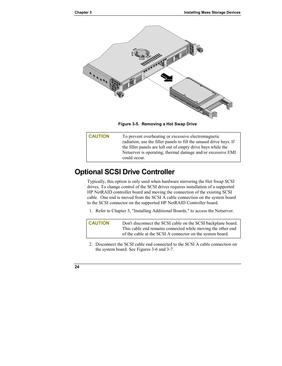 Optional scsi drive controller | HP Netserver L Server series User Manual | Page 30 / 140