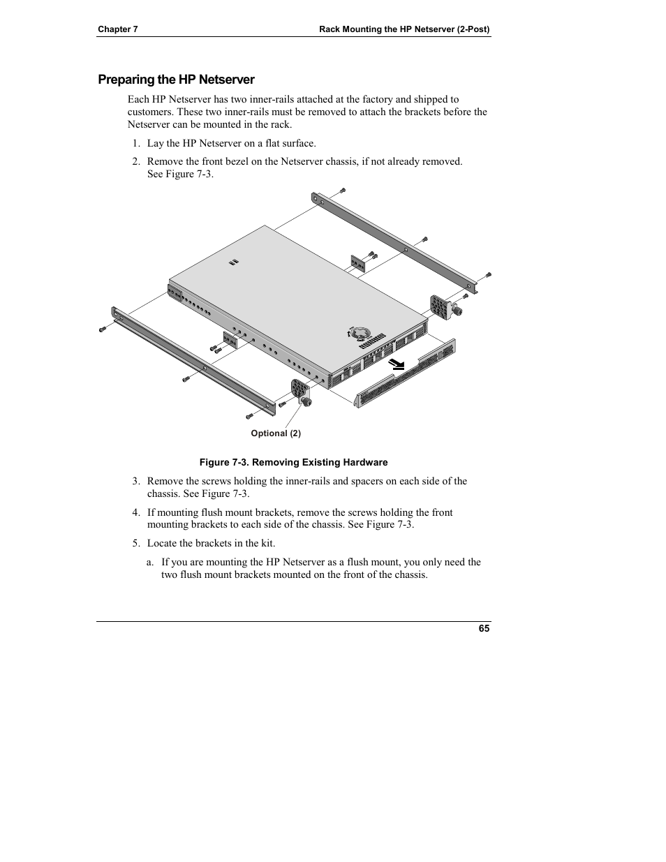 Preparing the hp netserver | HP Netserver L Server series User Manual | Page 71 / 140