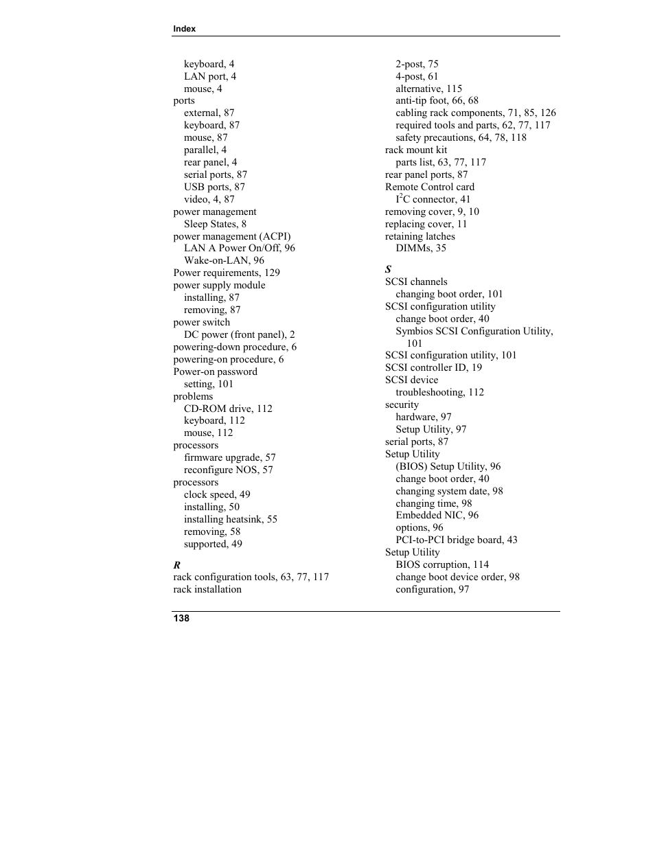 HP Netserver L Server series User Manual | Page 144 / 146