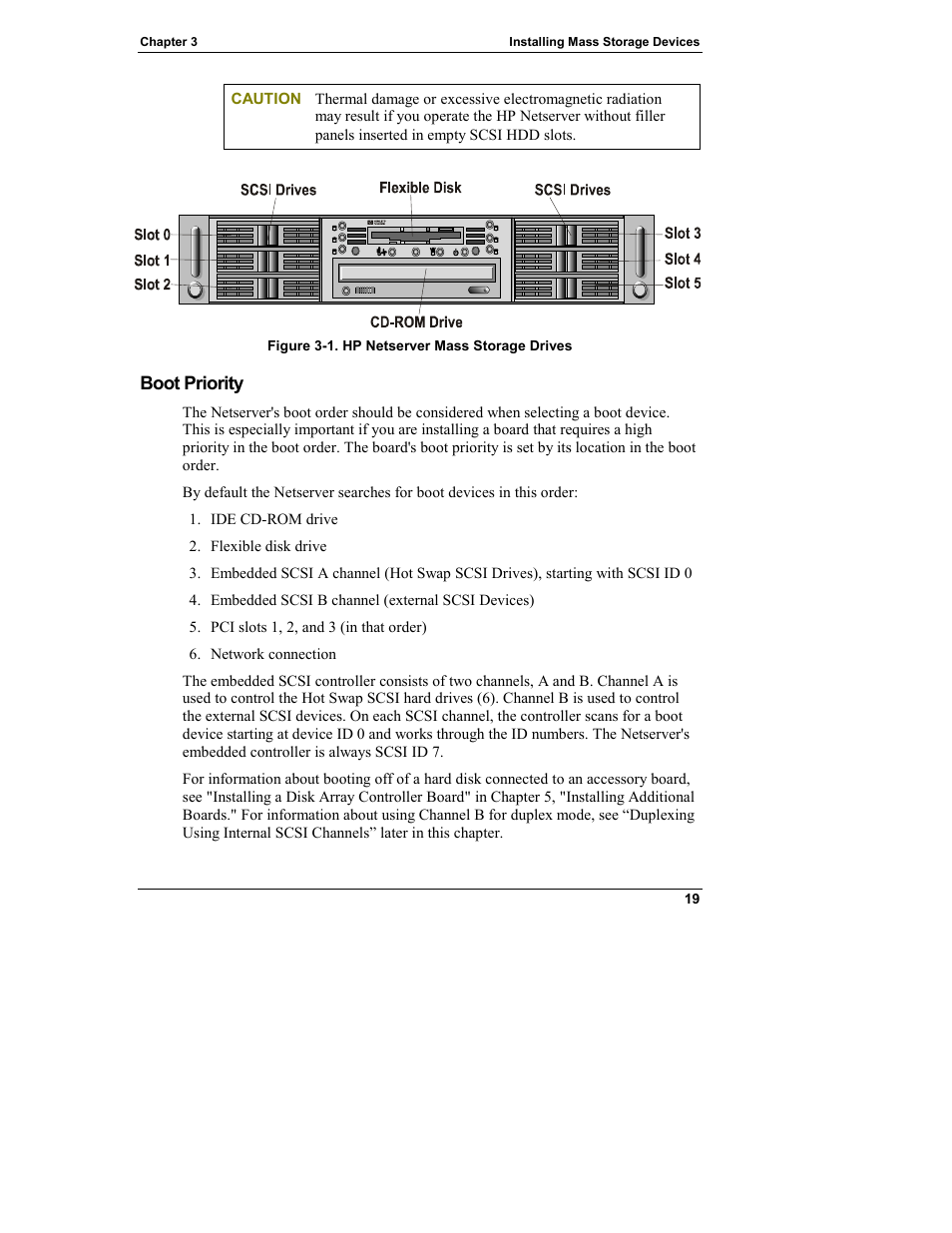 Boot priority | HP Netserver L Server series User Manual | Page 25 / 146