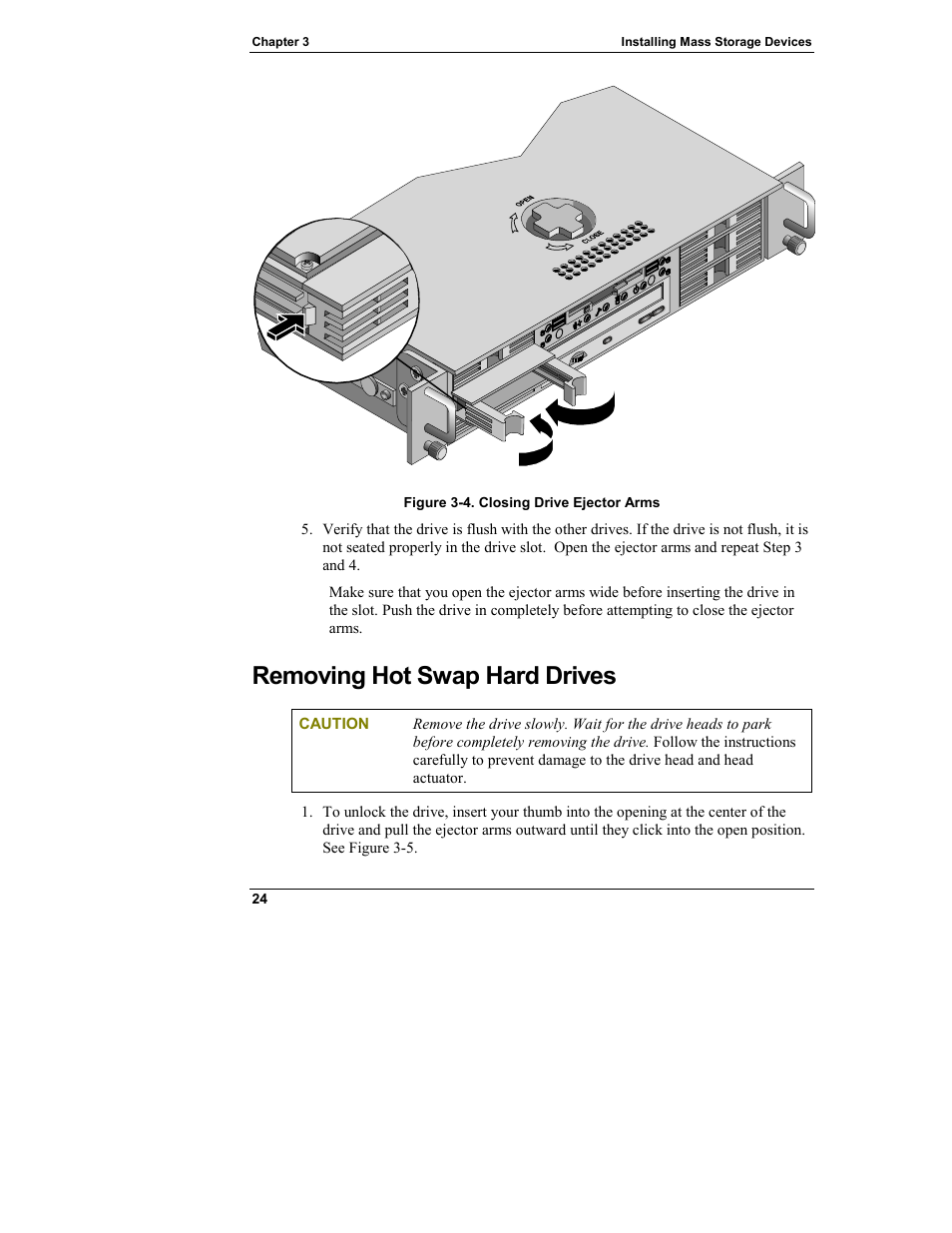 Removing hot swap hard drives | HP Netserver L Server series User Manual | Page 30 / 146