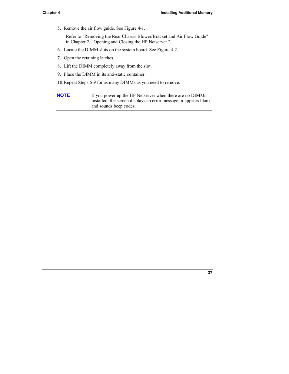 HP Netserver L Server series User Manual | Page 43 / 146