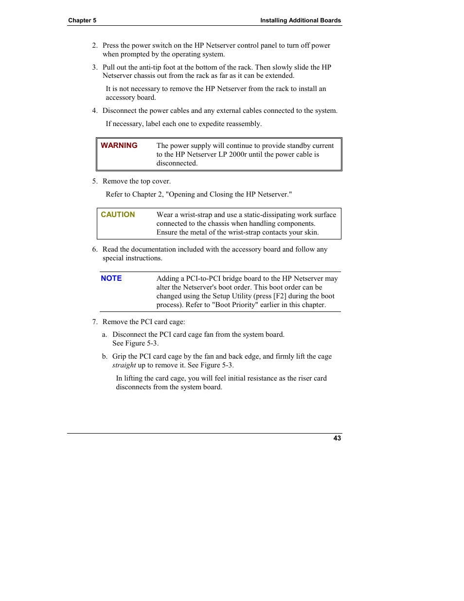 HP Netserver L Server series User Manual | Page 49 / 146