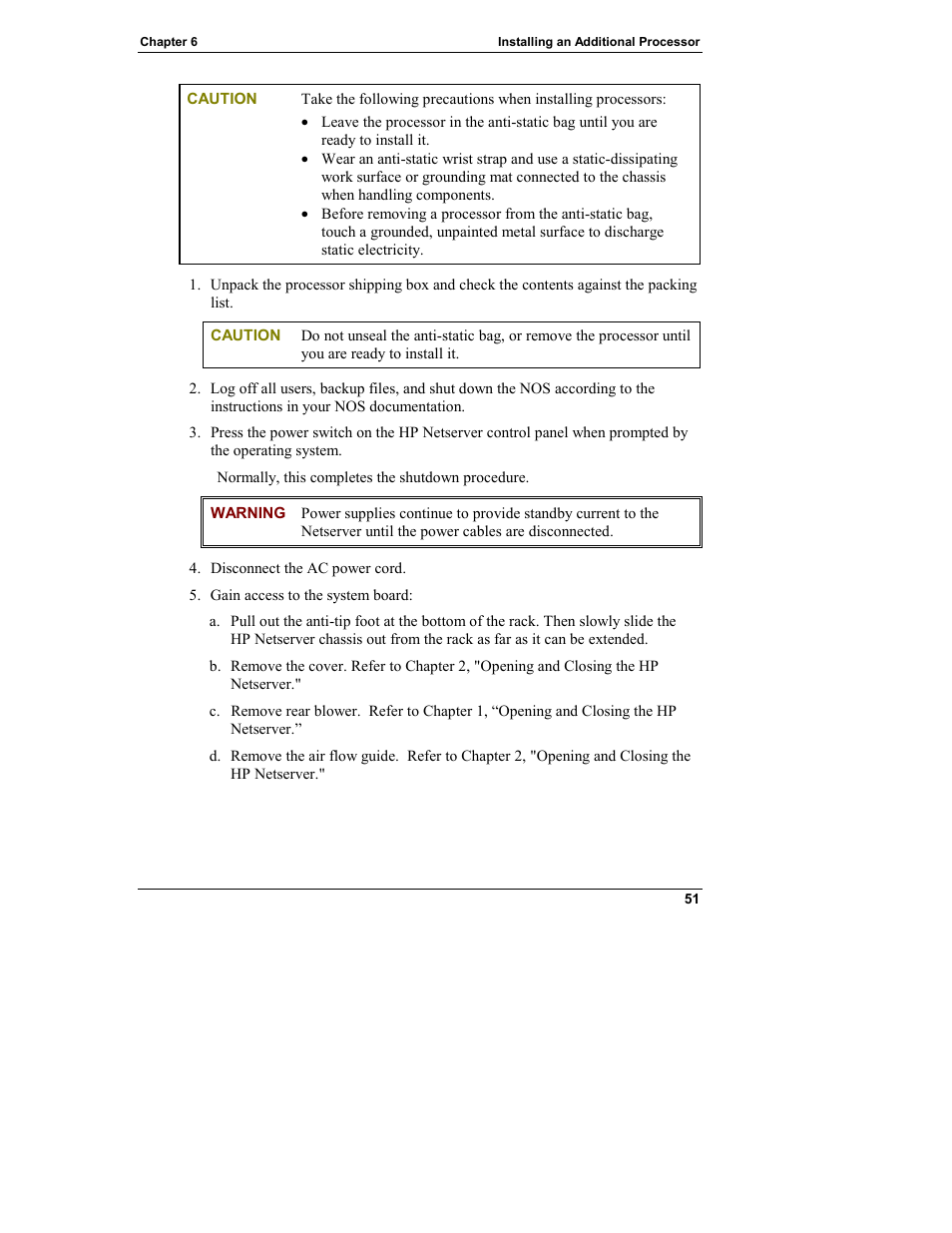 HP Netserver L Server series User Manual | Page 57 / 146