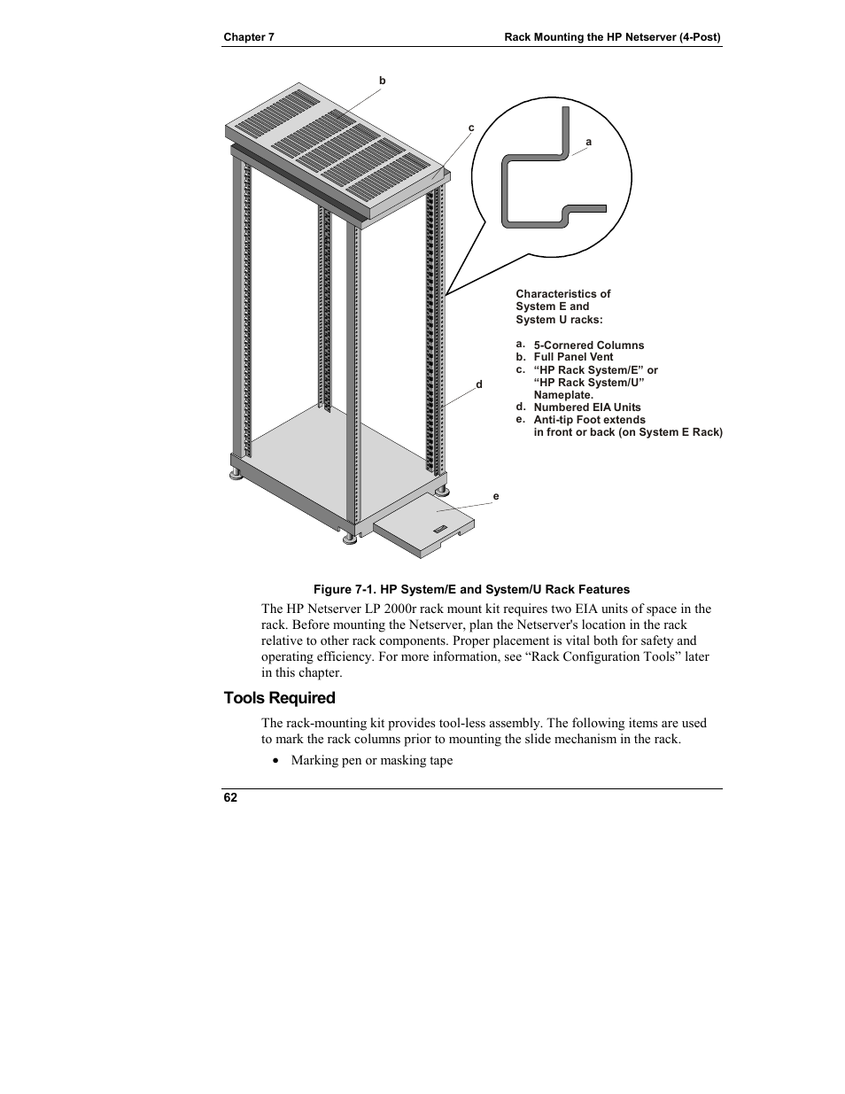 Tools required | HP Netserver L Server series User Manual | Page 68 / 146