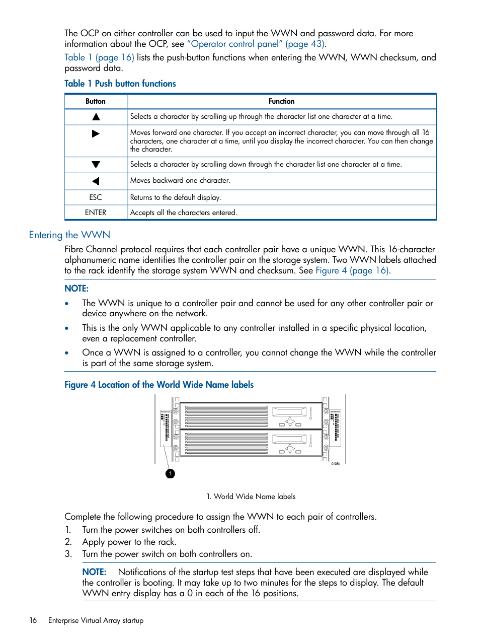 Entering the wwn | HP 4000.6000.8000 Enterprise Virtual Arrays User Manual | Page 16 / 180