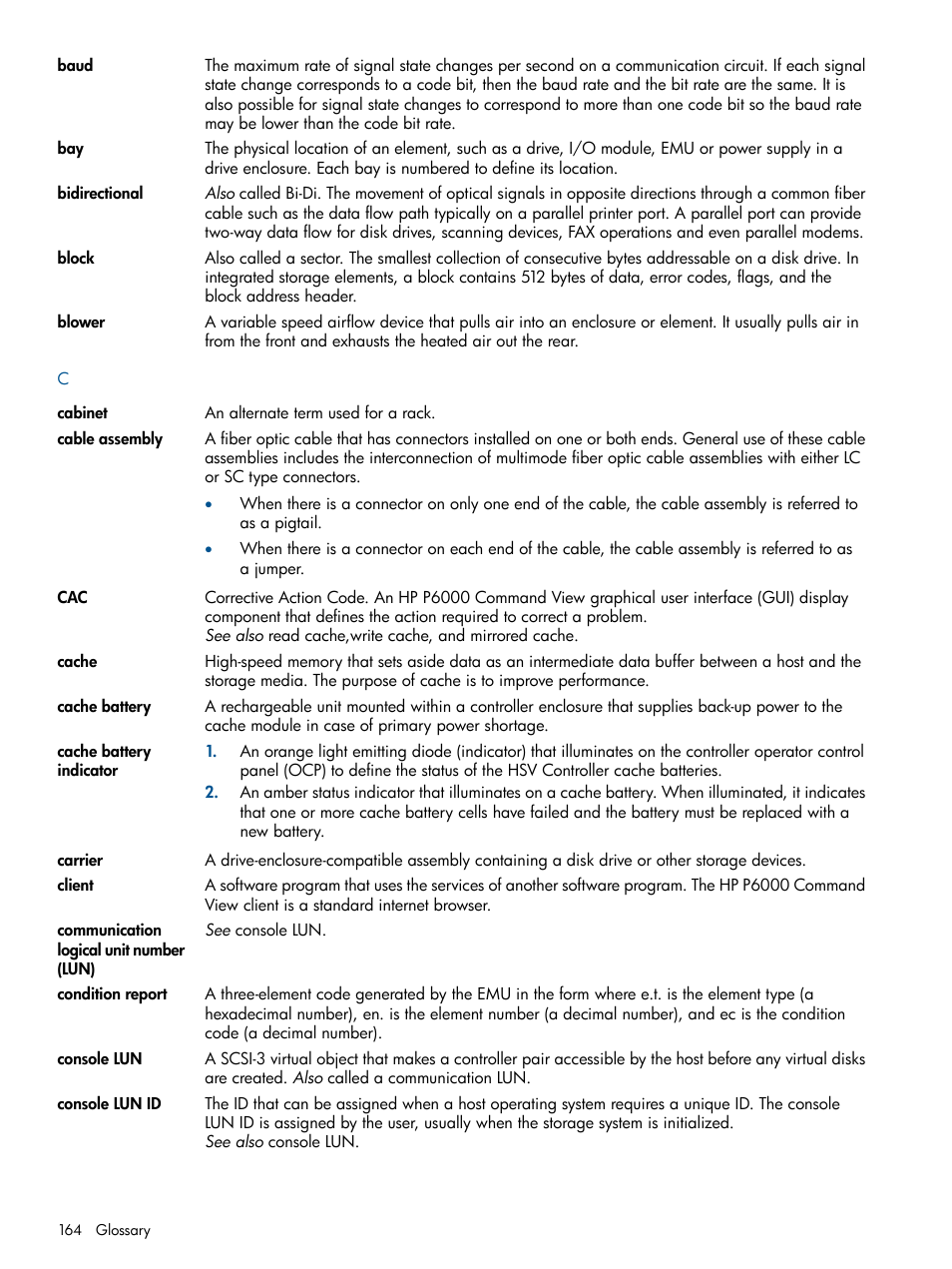 Blower, Blowers | HP 4000.6000.8000 Enterprise Virtual Arrays User Manual | Page 164 / 180