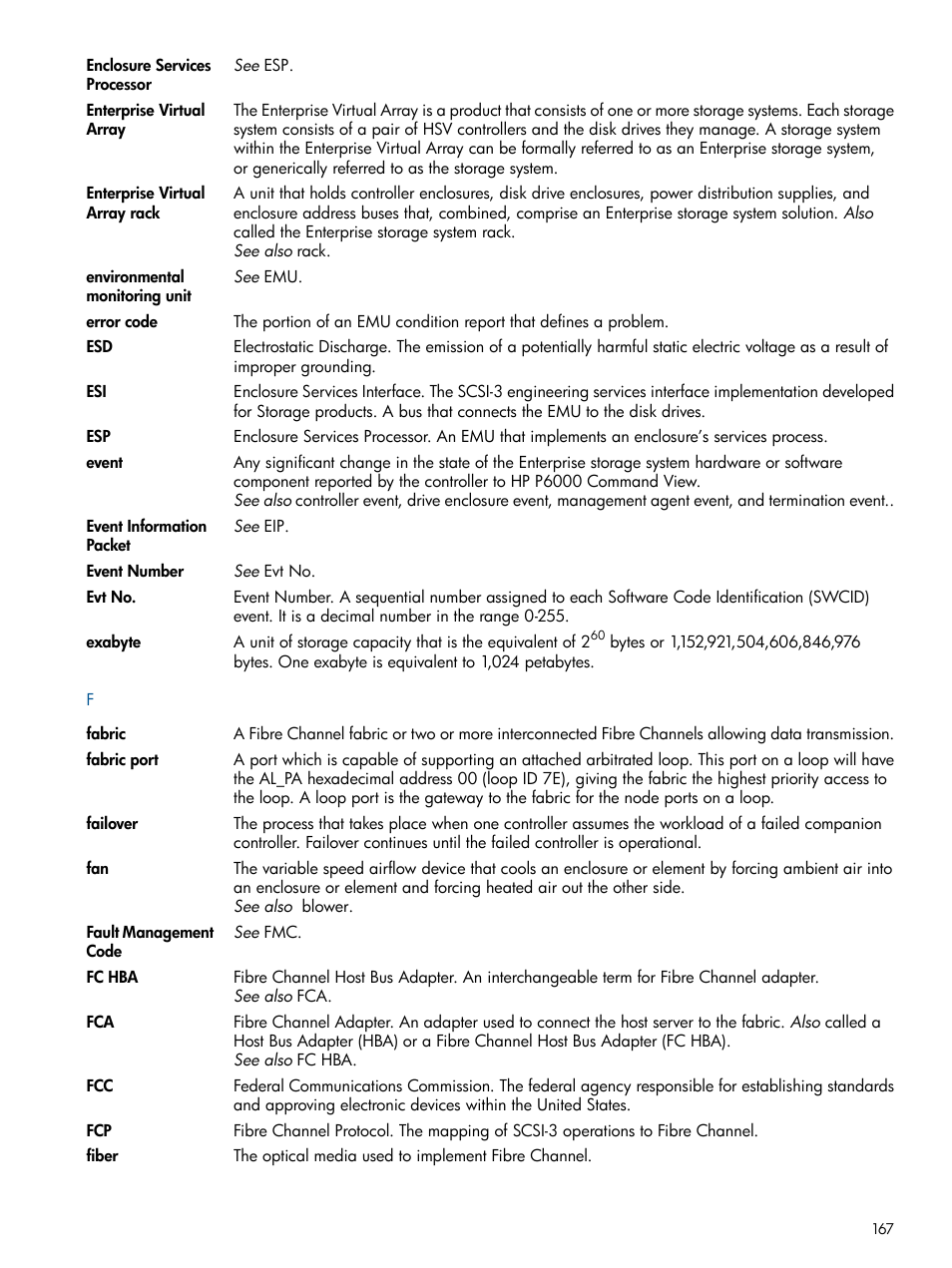 HP 4000.6000.8000 Enterprise Virtual Arrays User Manual | Page 167 / 180