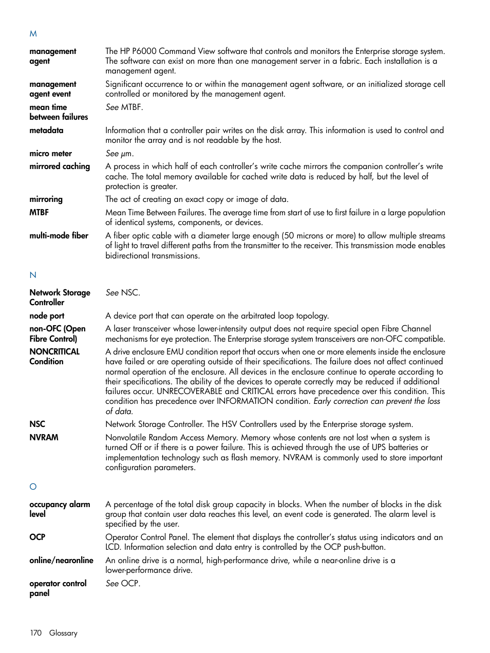 HP 4000.6000.8000 Enterprise Virtual Arrays User Manual | Page 170 / 180