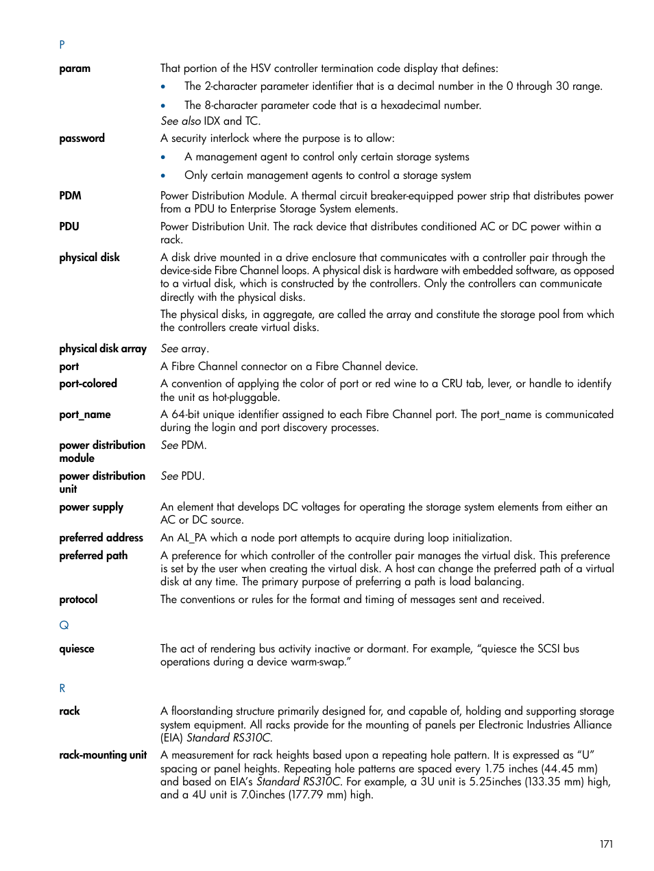 HP 4000.6000.8000 Enterprise Virtual Arrays User Manual | Page 171 / 180