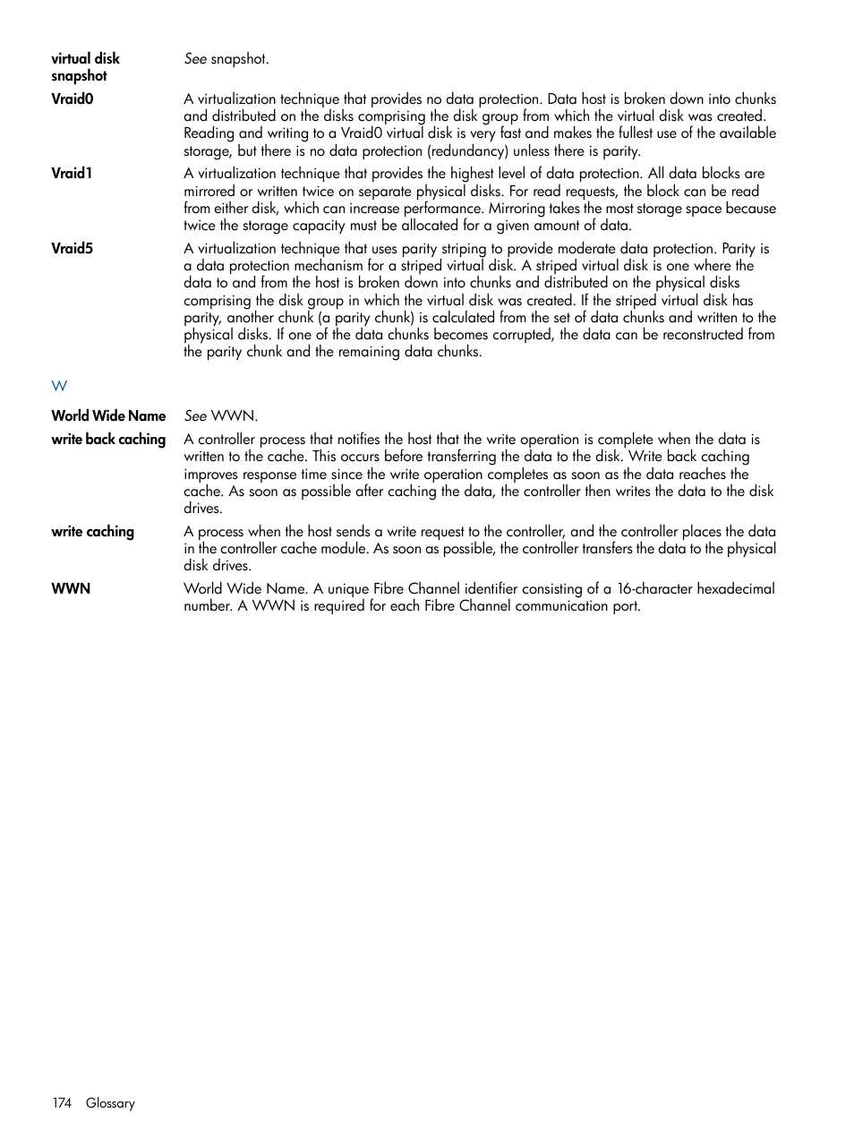 HP 4000.6000.8000 Enterprise Virtual Arrays User Manual | Page 174 / 180