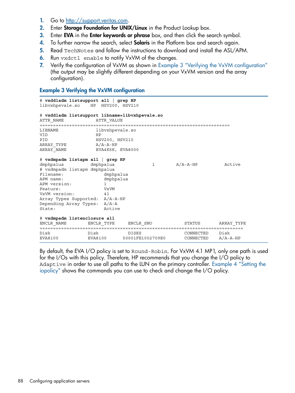 HP 4000.6000.8000 Enterprise Virtual Arrays User Manual | Page 88 / 180