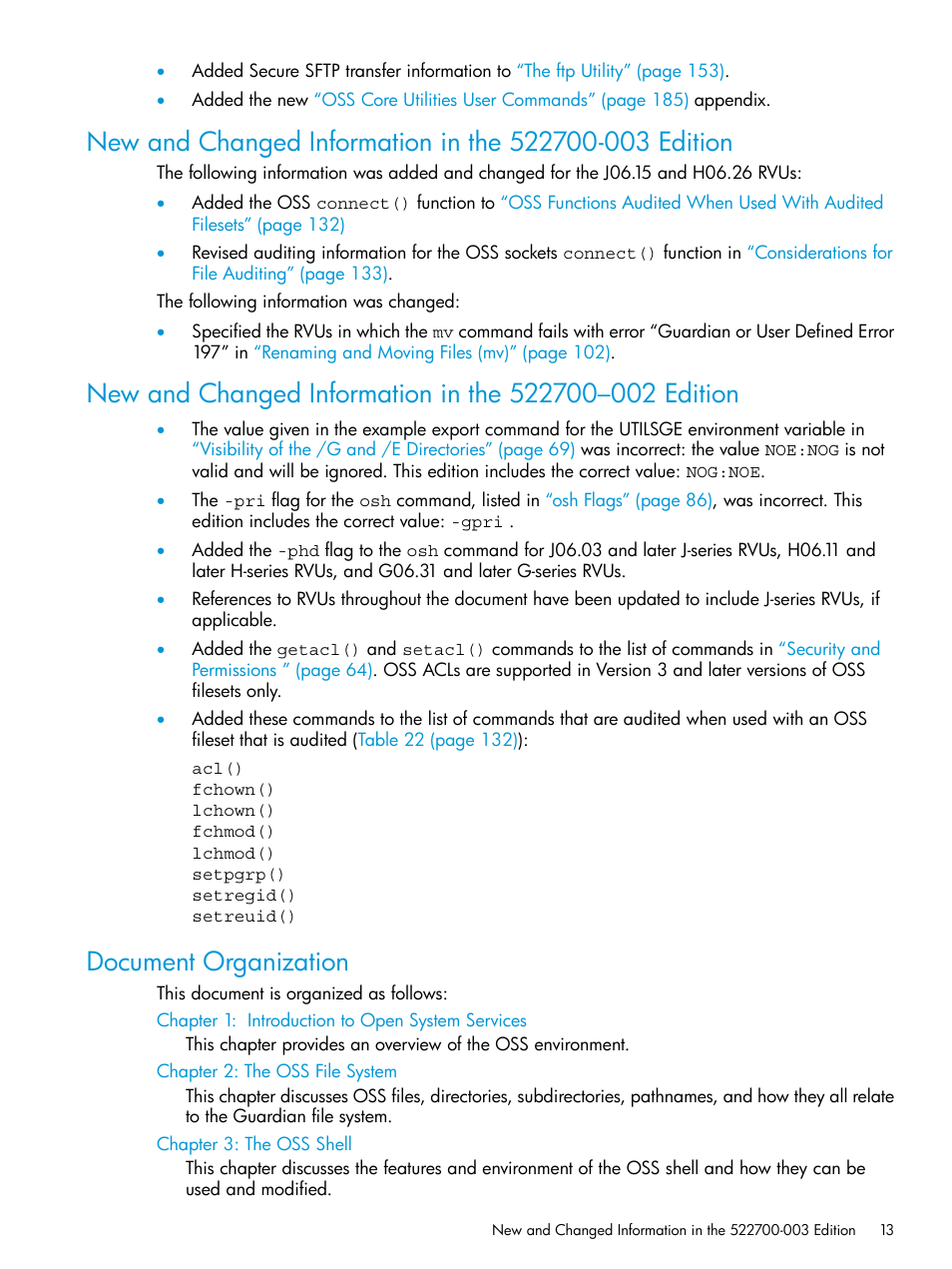 Document organization | HP NonStop G-Series User Manual | Page 13 / 213