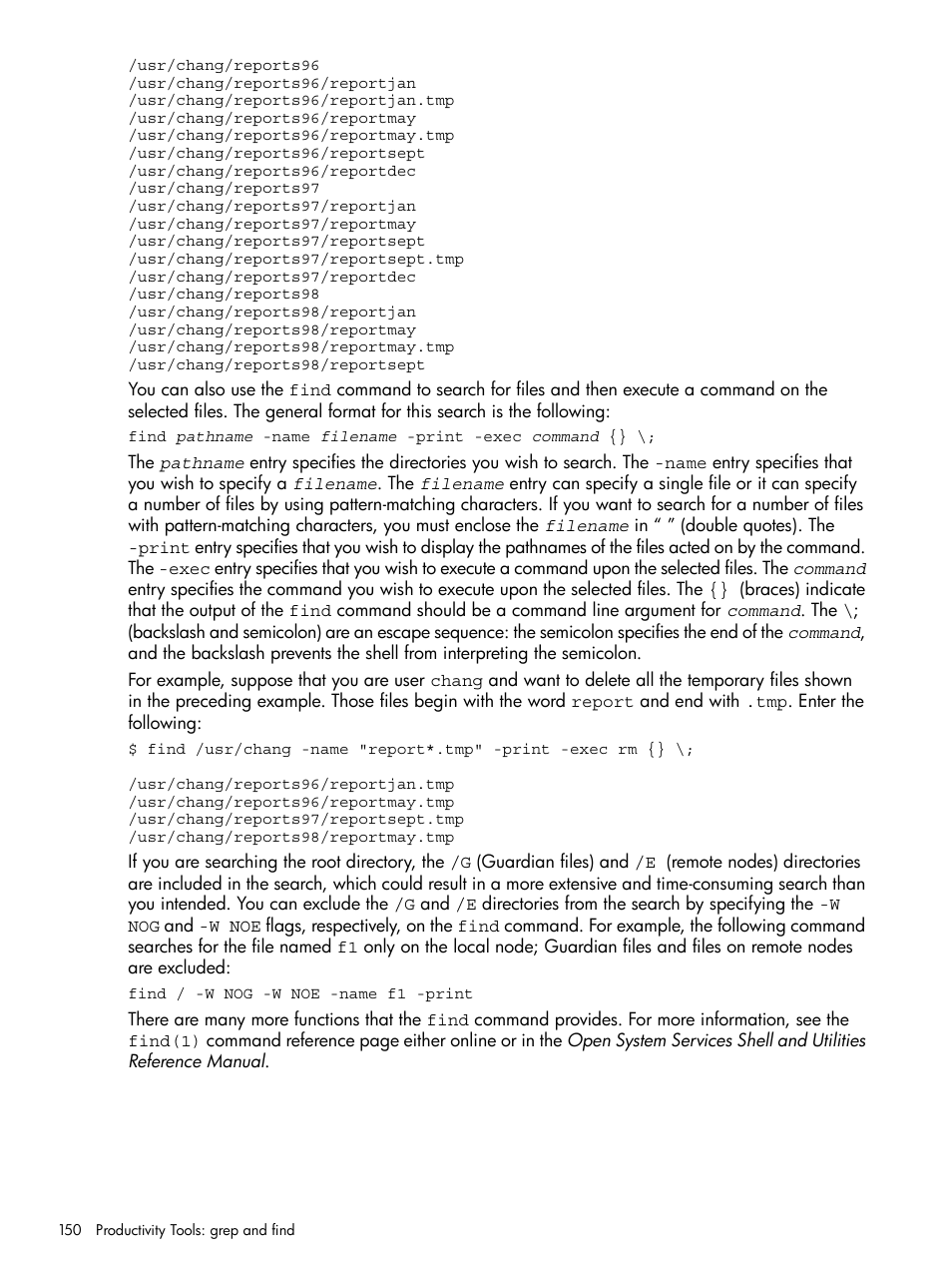 HP NonStop G-Series User Manual | Page 150 / 213