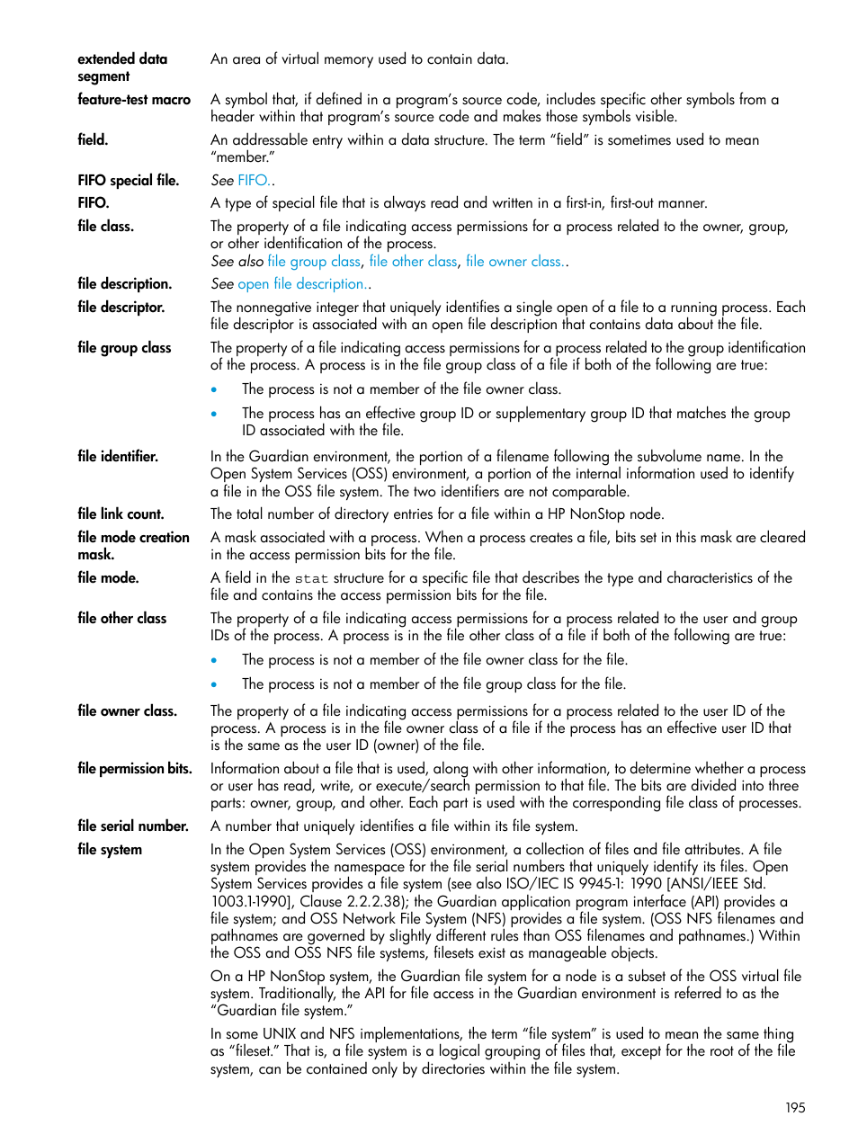 HP NonStop G-Series User Manual | Page 195 / 213