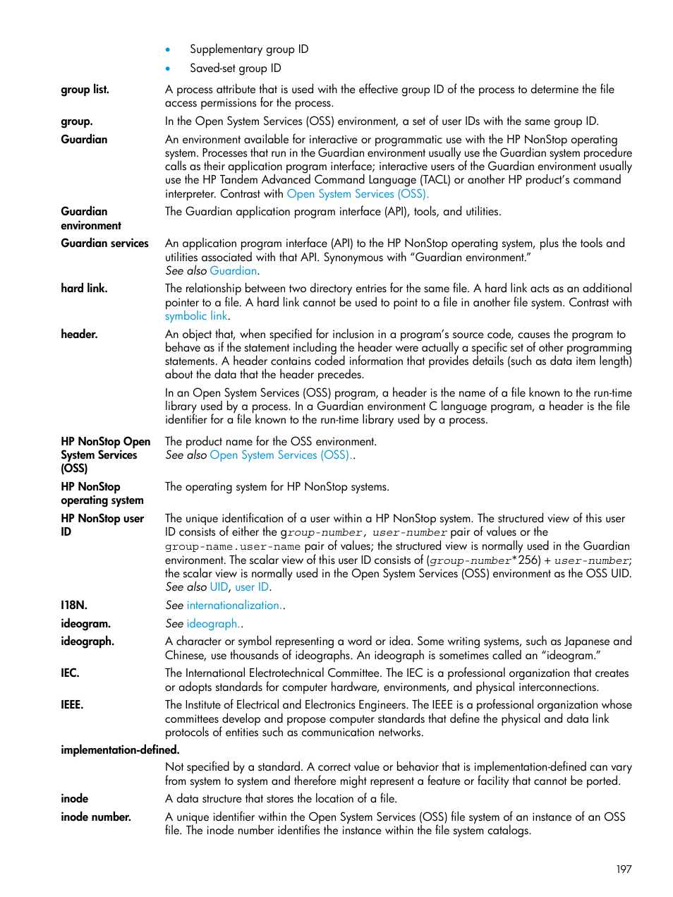 HP NonStop G-Series User Manual | Page 197 / 213